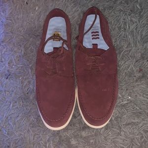 Maroon Sperrys, Boat Shoes